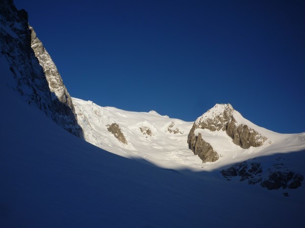 Montée sous le Breithorn