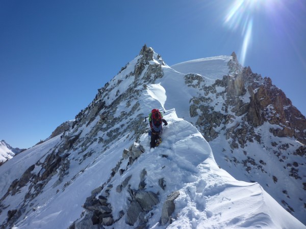 Arête après le Gredetschjoch