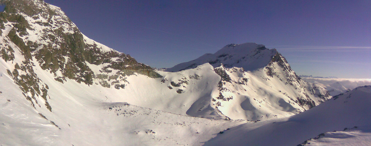 Arête entre la Pointe de la Valette e-t la Croix Rousse