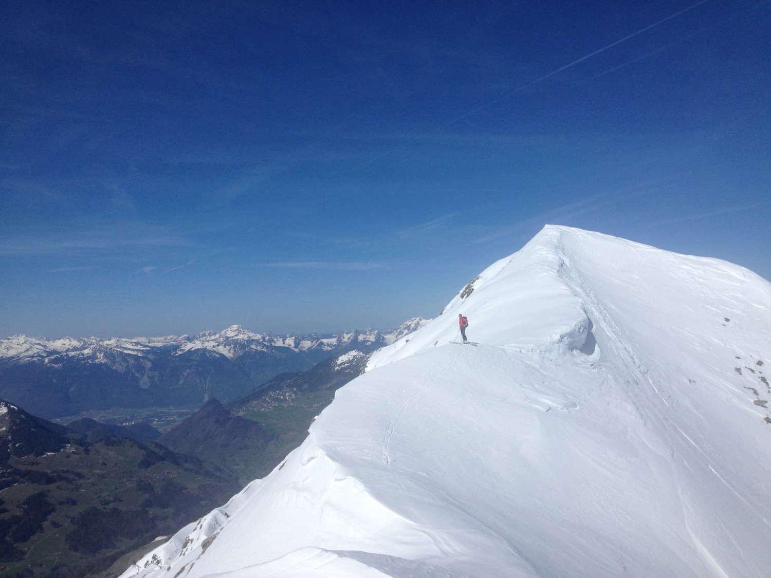 Vue sur le sommet