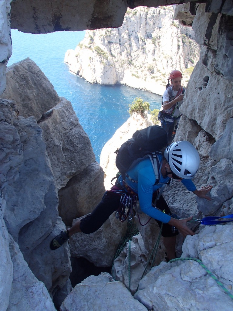 Relais de descente du trou de canon