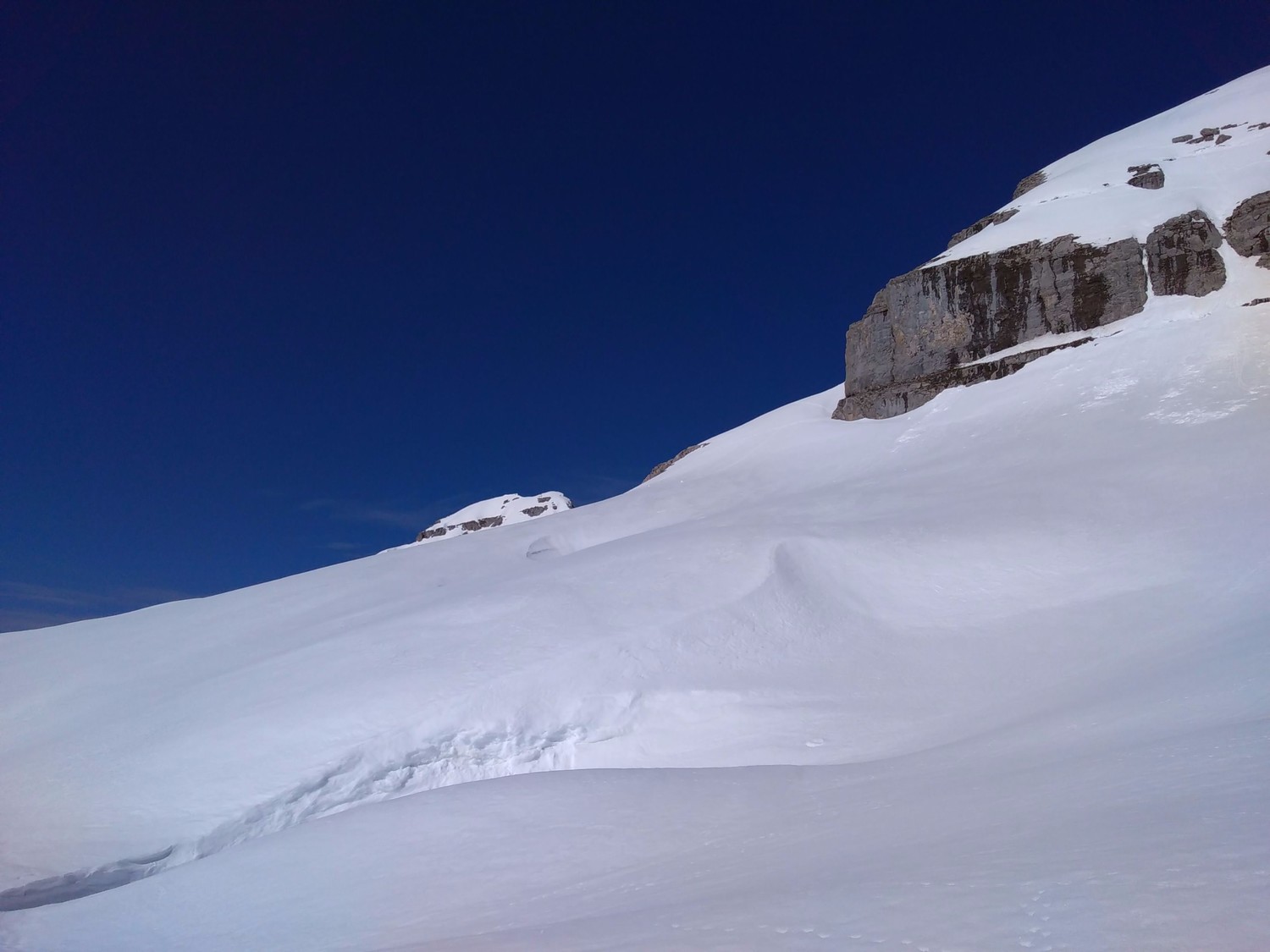 L'aiguille Grise pointe son nez