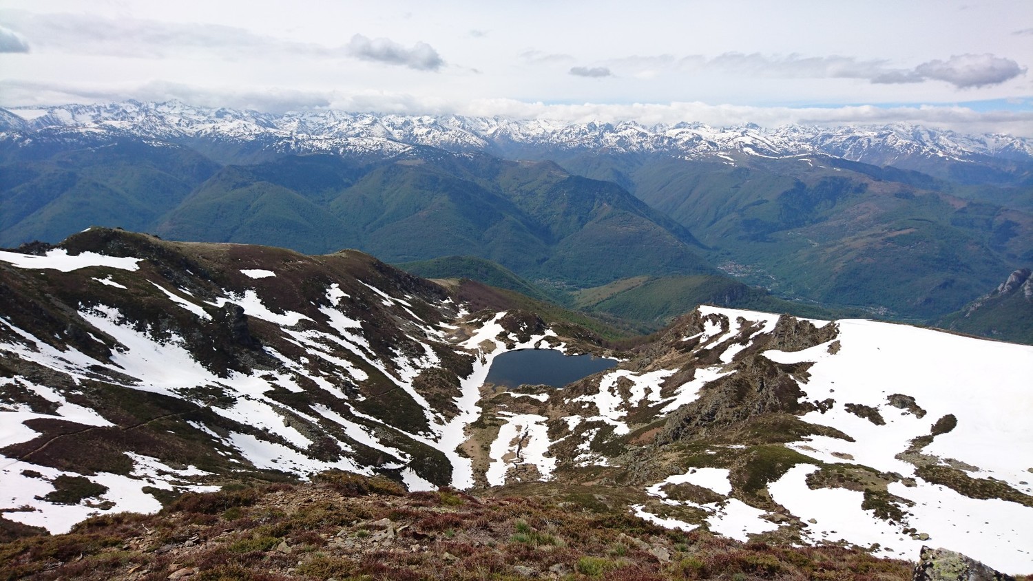 étang d'Appy depuis le col du même nom