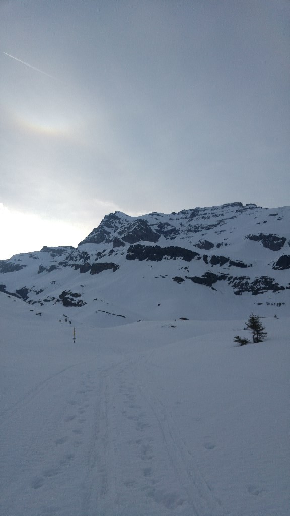 arrivée dans le vallon de Susanfe
