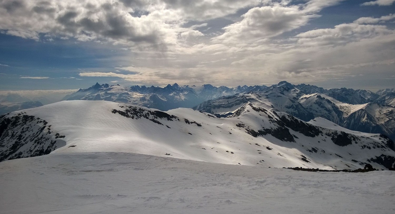panorama impressionnant au sommet