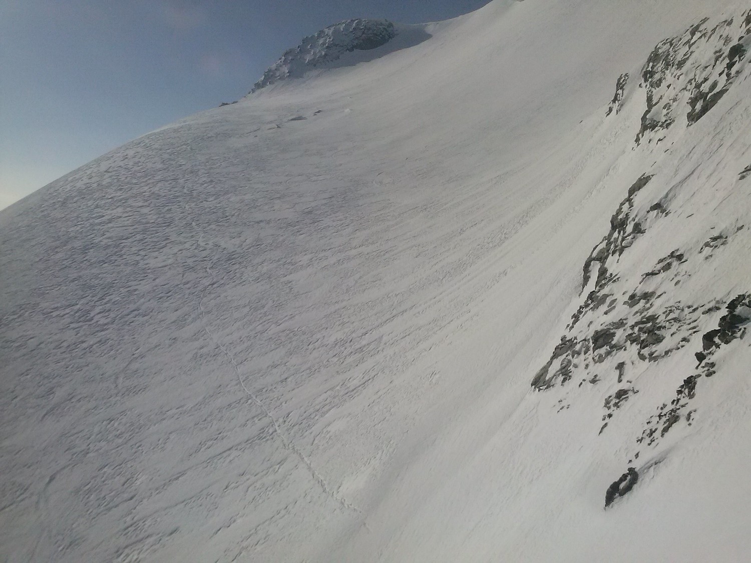 Le Staldenfirn depuis le petit col