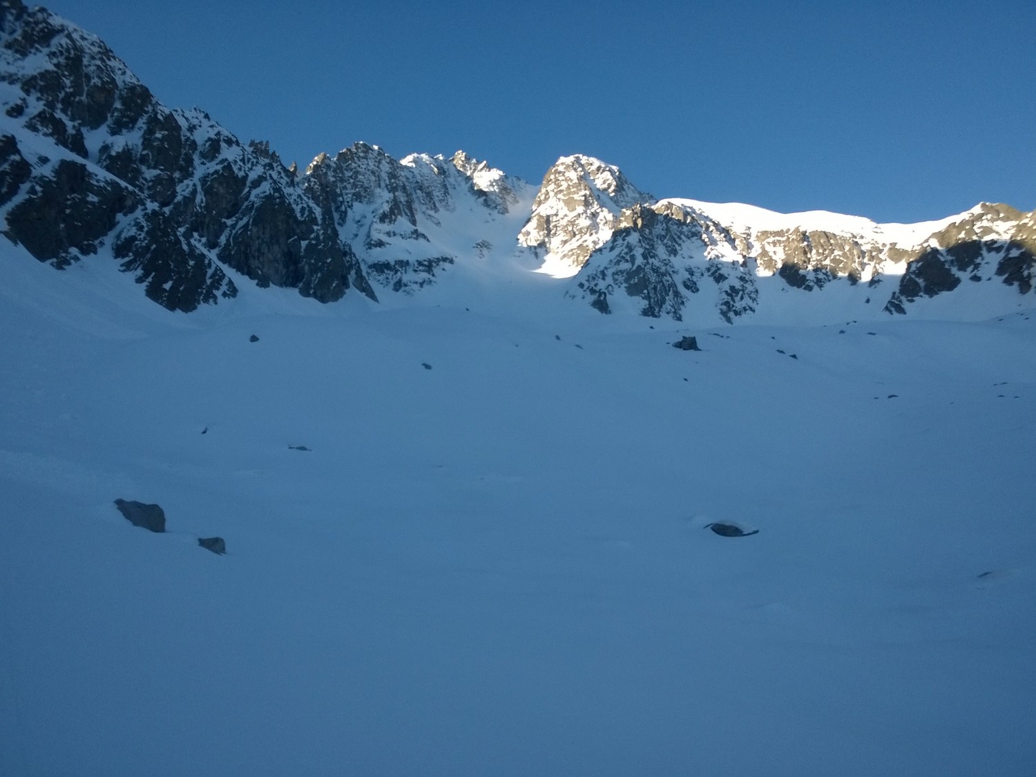 Cima di Salimmo: Faustinelli e Pala Ghiacciata