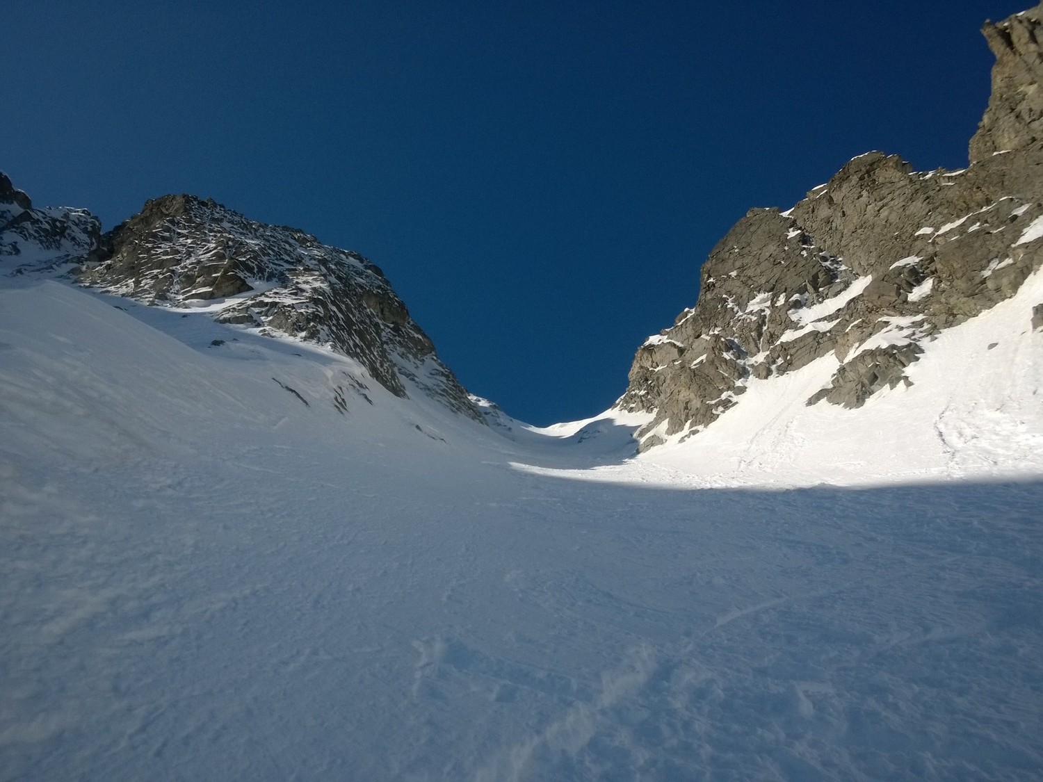 Parte finale vista dal basso