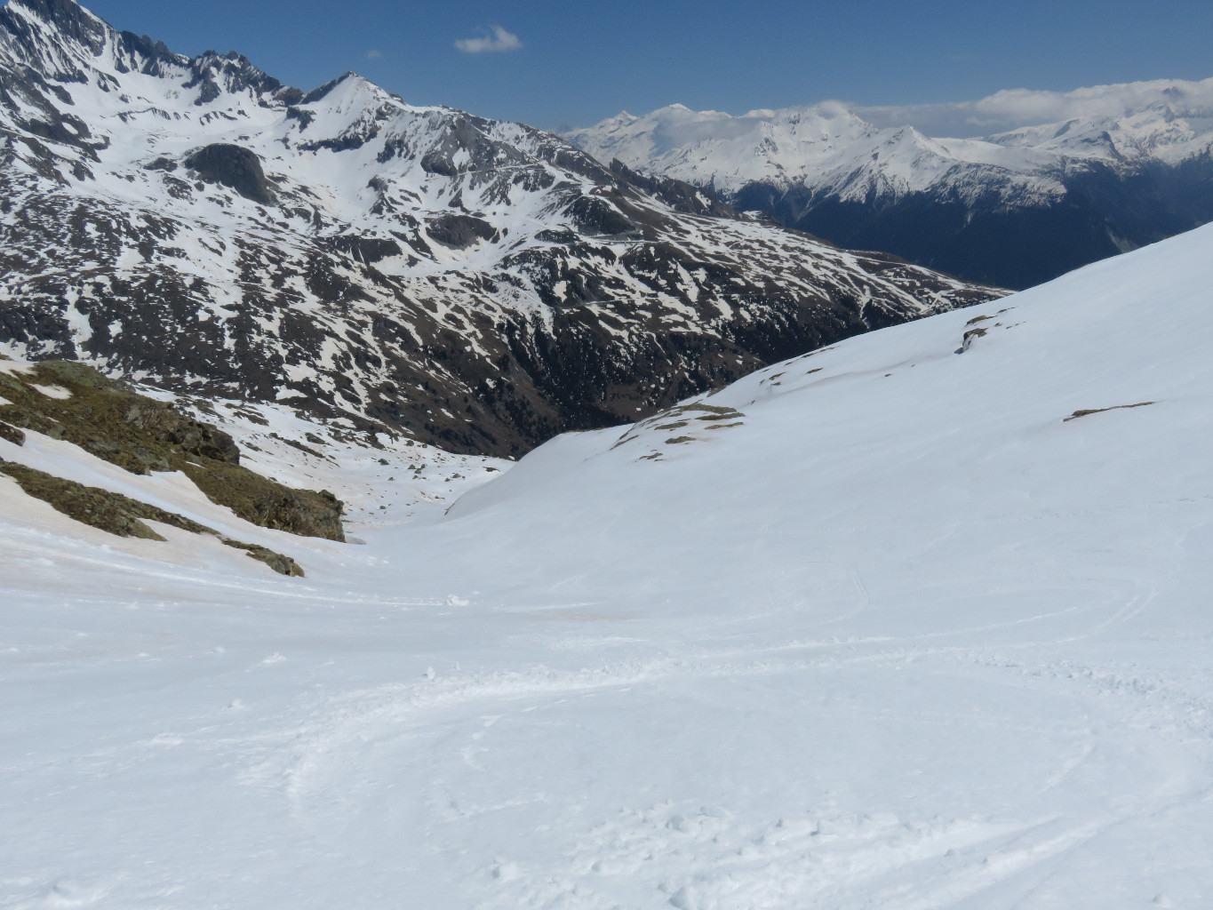 Râteau d'Assois: descente