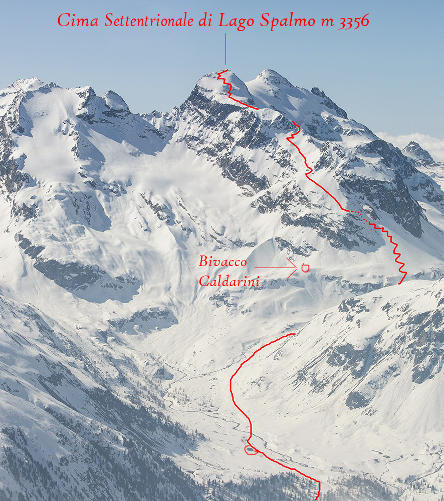 La Traccia vista dal Monte Forcellina