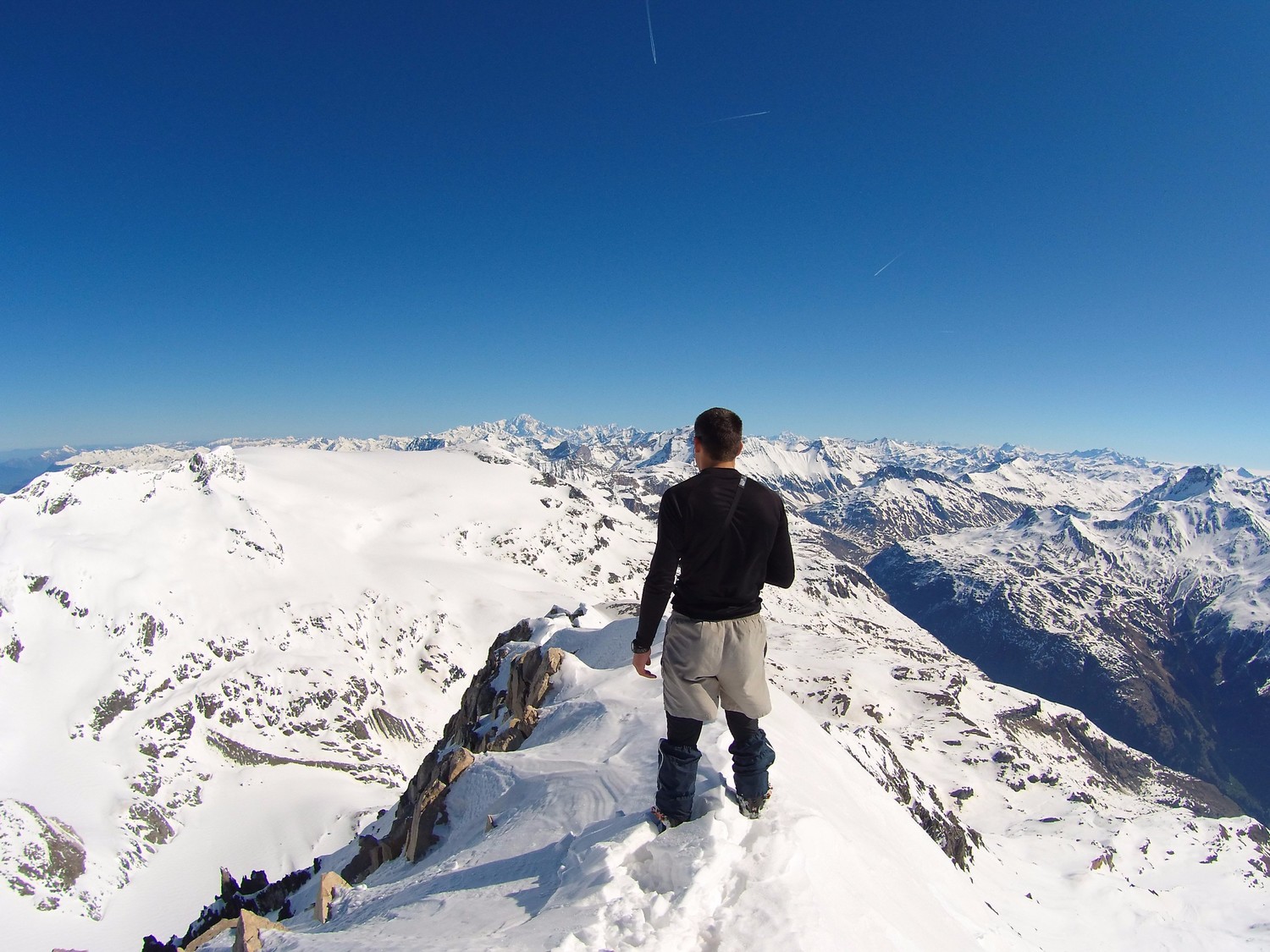 Sommet , regard vers le nord