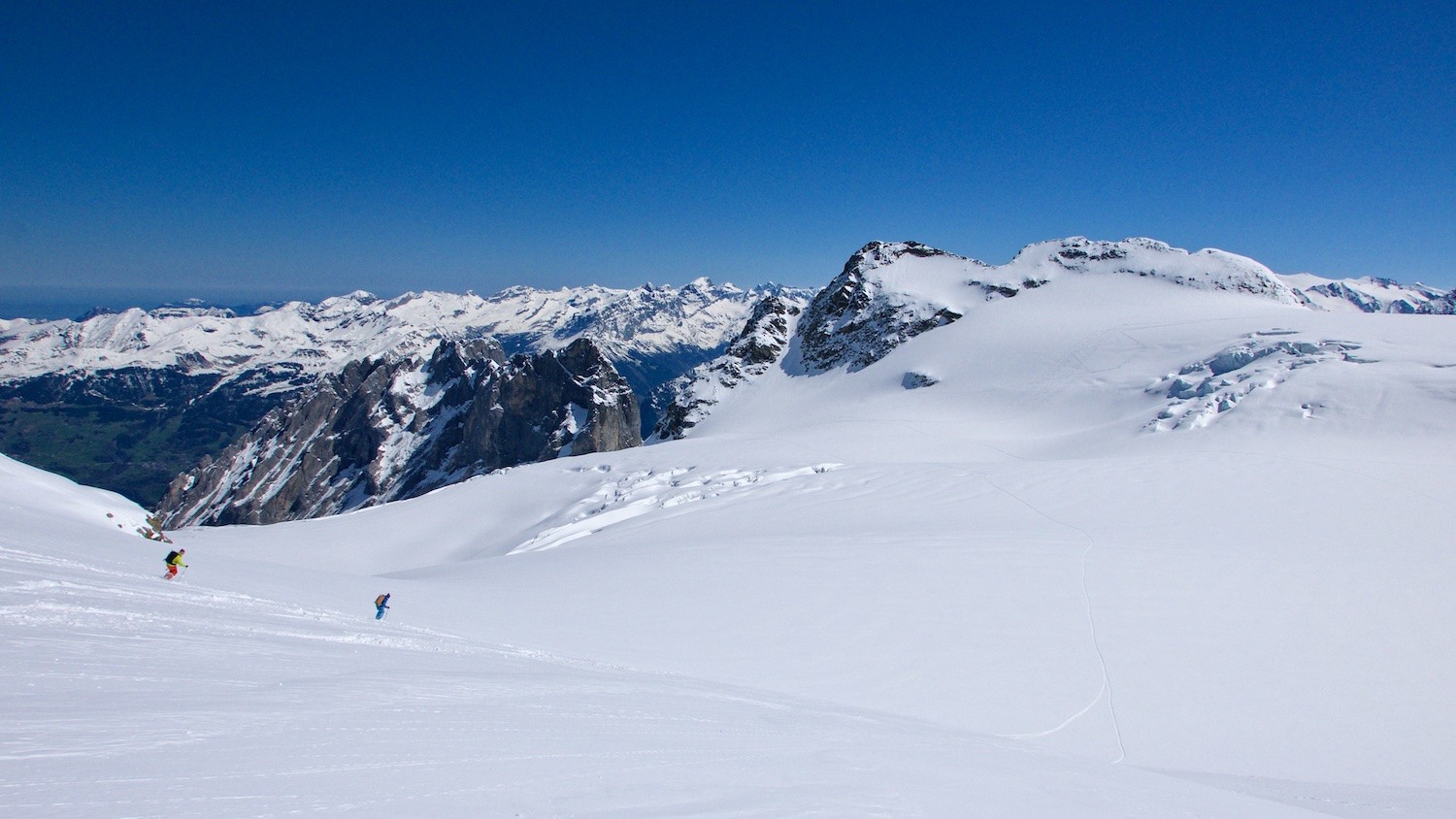 Descente du Rosenlauigletscher