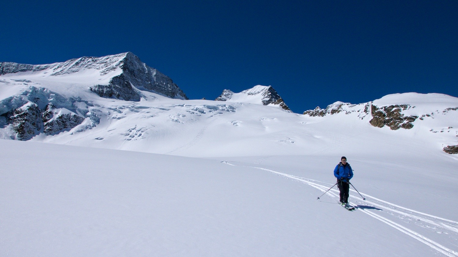 Descente du Rosenlauigletscher