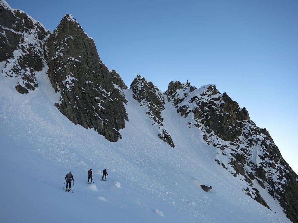 Couloir d'accès au Rorfirn