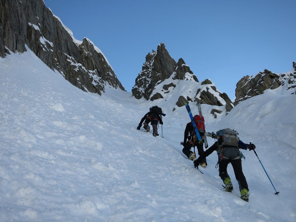 Dans le couloir d'accès au Rorfirn