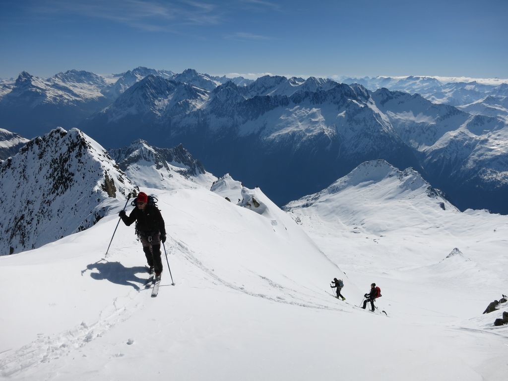 Sur l'arête E du Rorspitzli