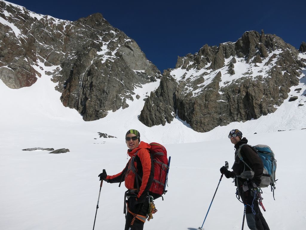 Descente versant sud du Nördliche Fluelücke