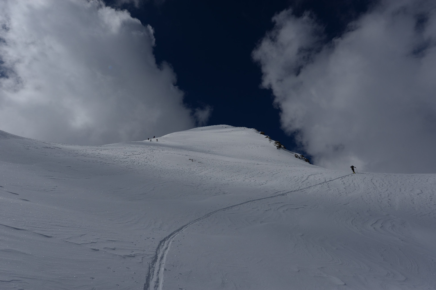 Verso la cima del Gletscherhorn