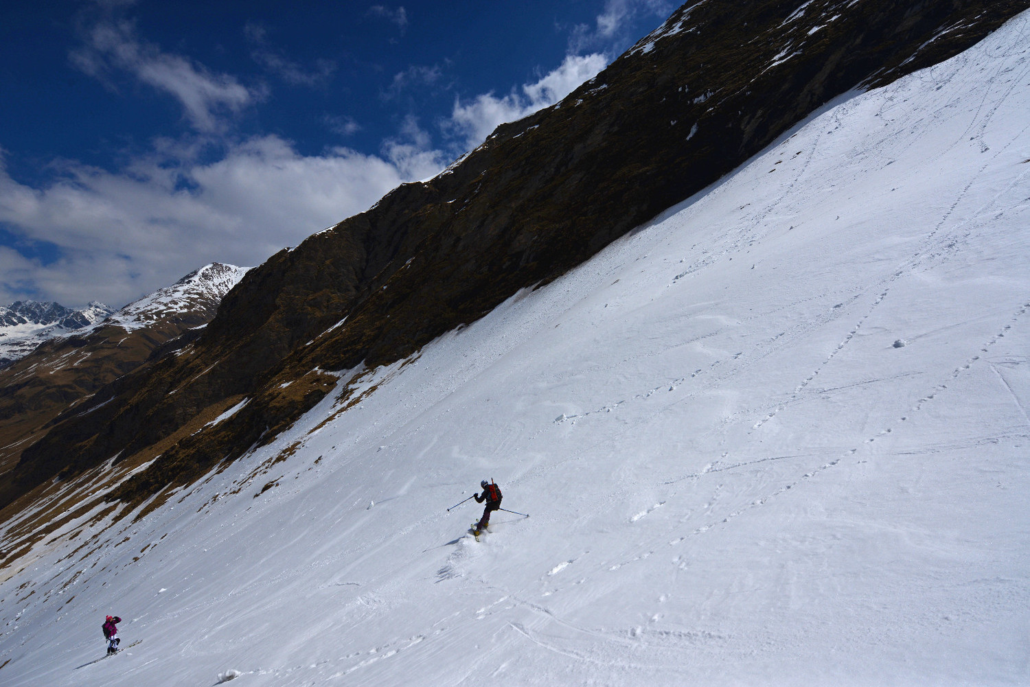 Scendendo dal Gletscherhorn 3107m