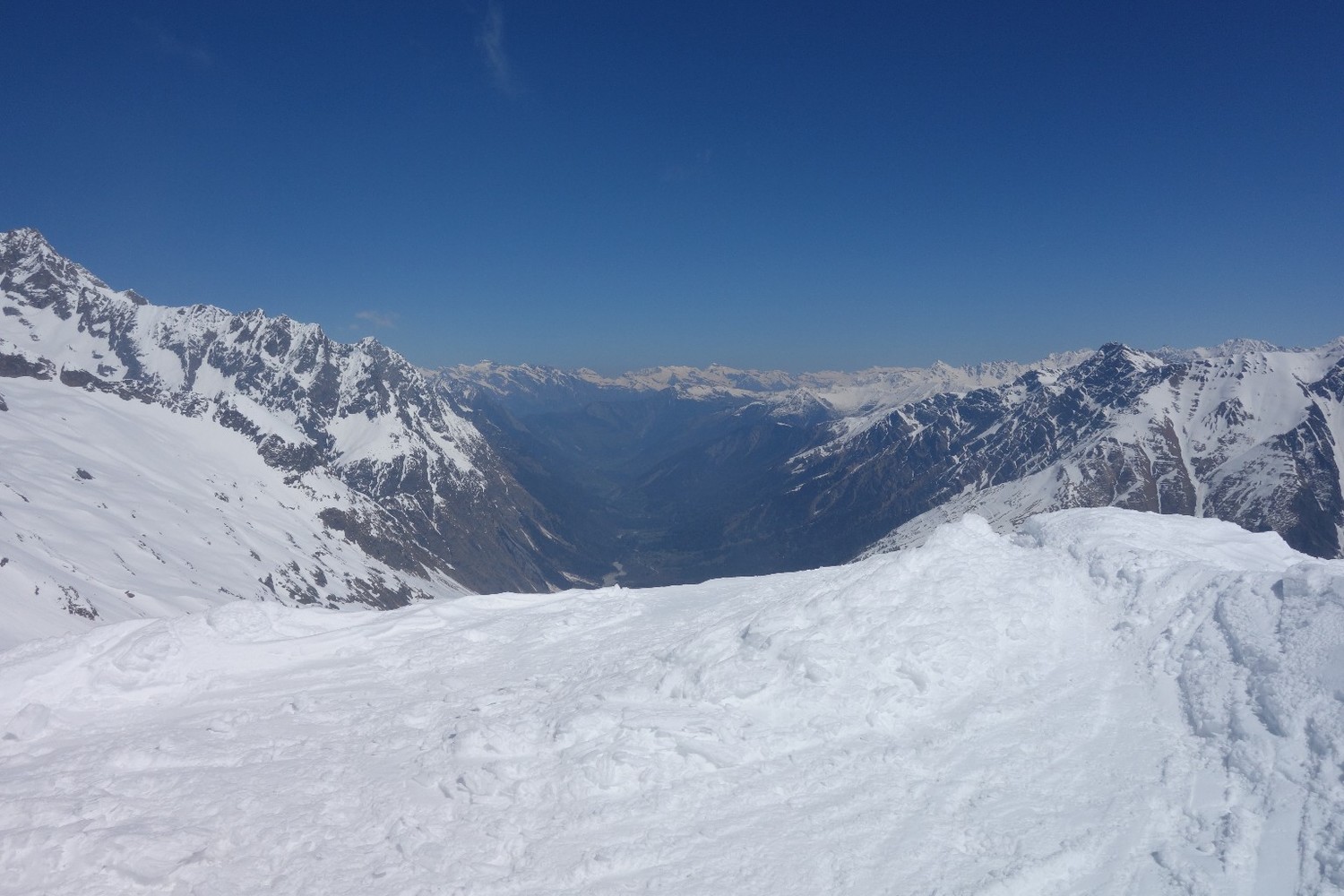 Le Val Ferret depuis la Tête de Ferret