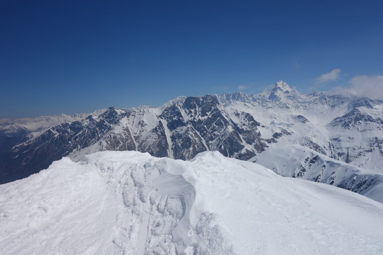 le Grand Combin depuis la Tête de Ferret