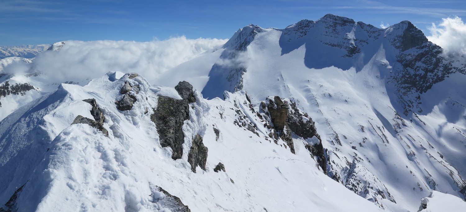 la cresta e il Breithorn