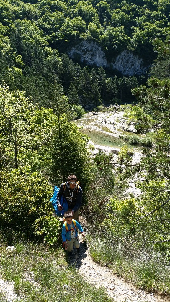 là c'est encore facile de trouver le sentier...