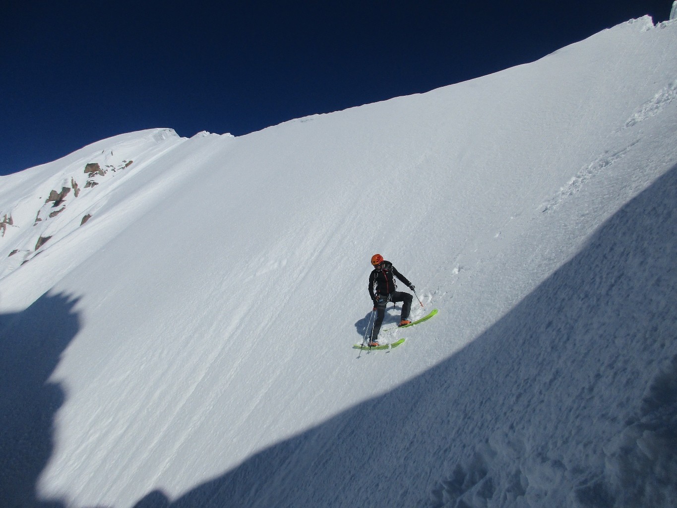 tentative de ski