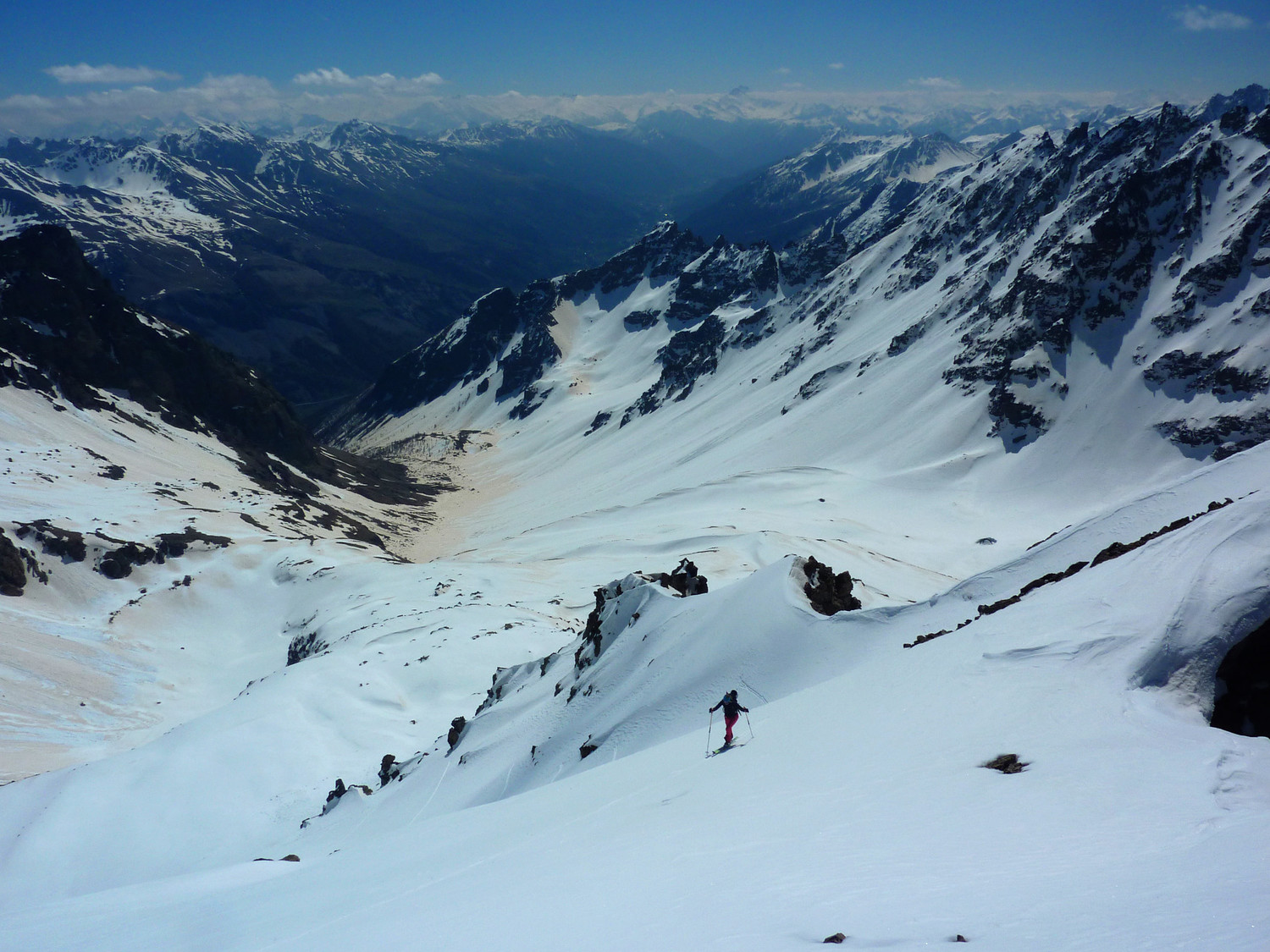 Arrivée au sommet de la Tête du Vallon