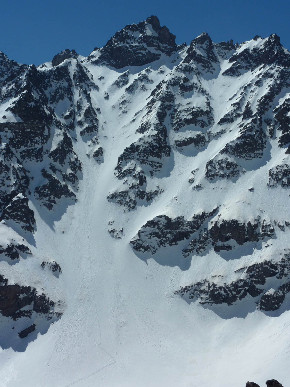 Pic du Lac de Combeynot : Couloir N de la pointe 3083m