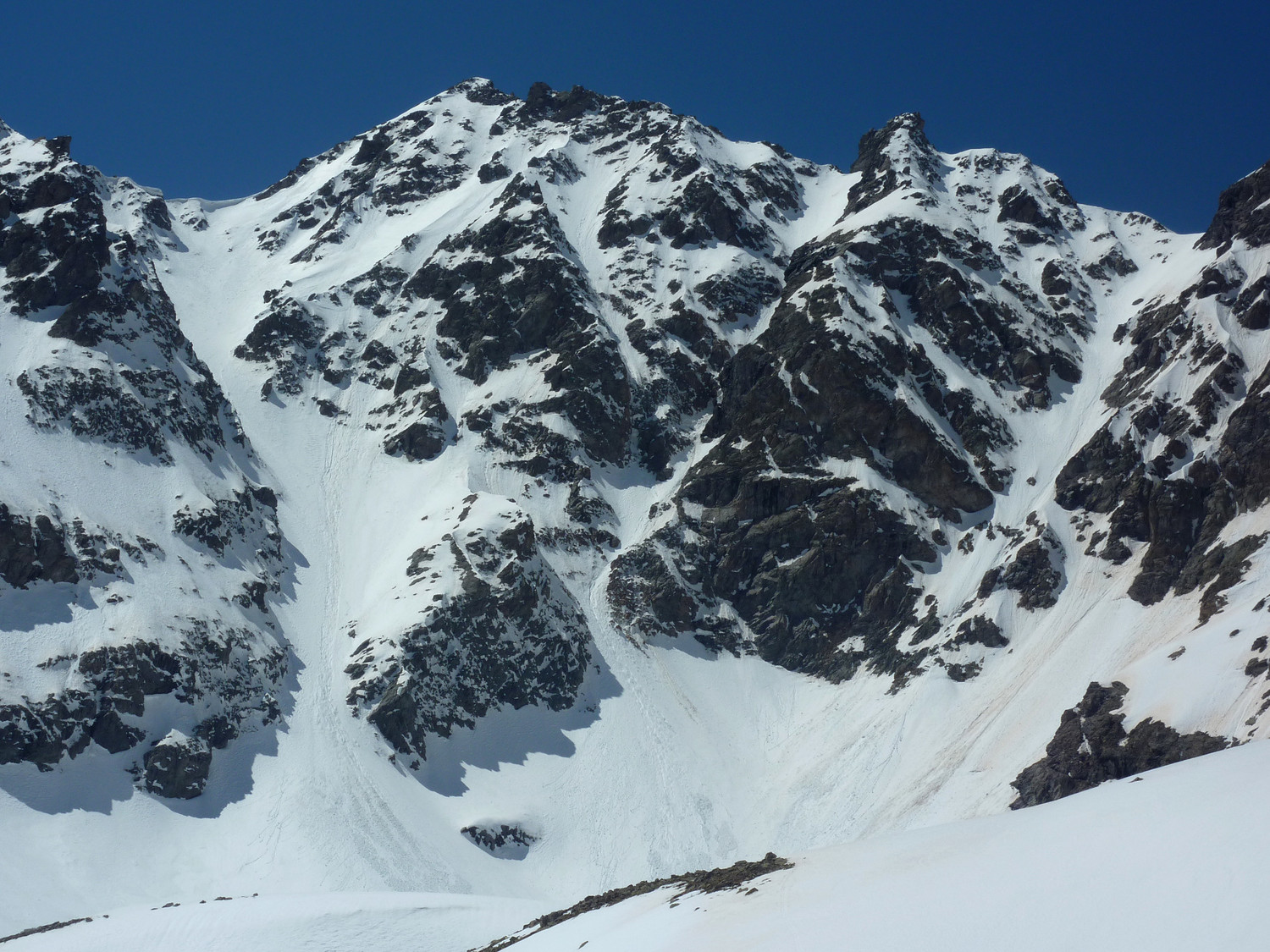 Pic du Lac de Combeynot : Face NE