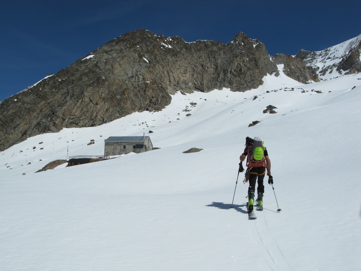In vista del rifugio