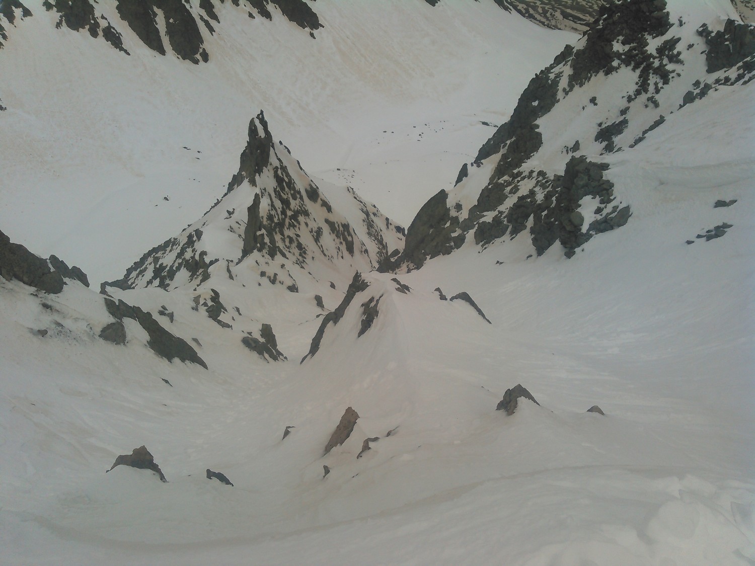 Dans la goulotte