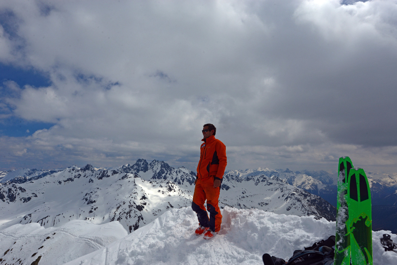 Io in cima al Chüealphorn 3077m