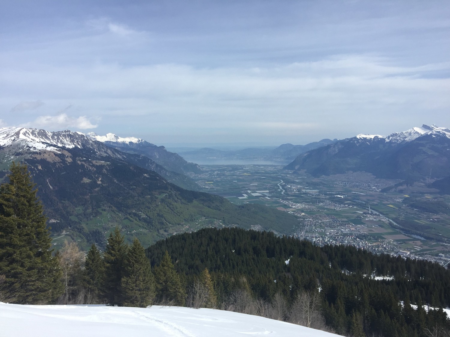 En bas c'est déjà le printemps