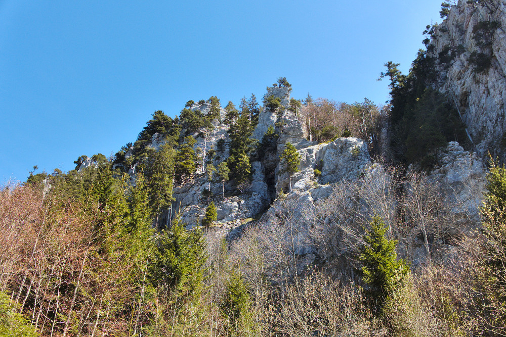 la Petite Arête depuis le parking