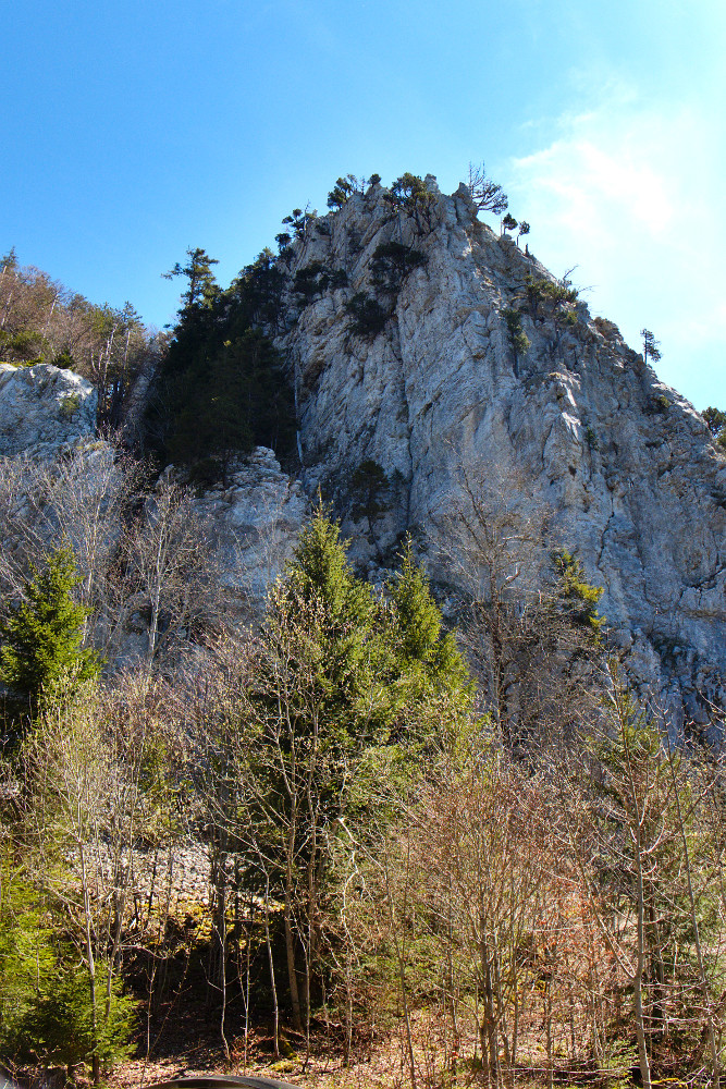 la Grande Arête depuis le parking