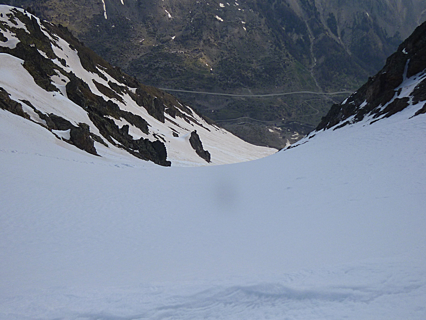 Les Clochettes (versant Est vu depuis le haut)