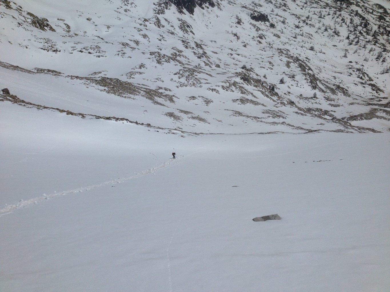 descente sur le Vallon des Naucettes