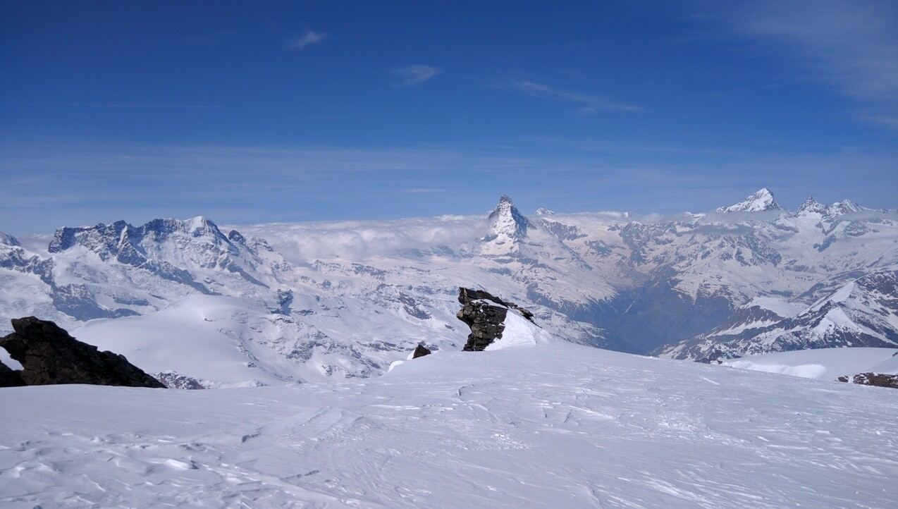 vue vers le cervin