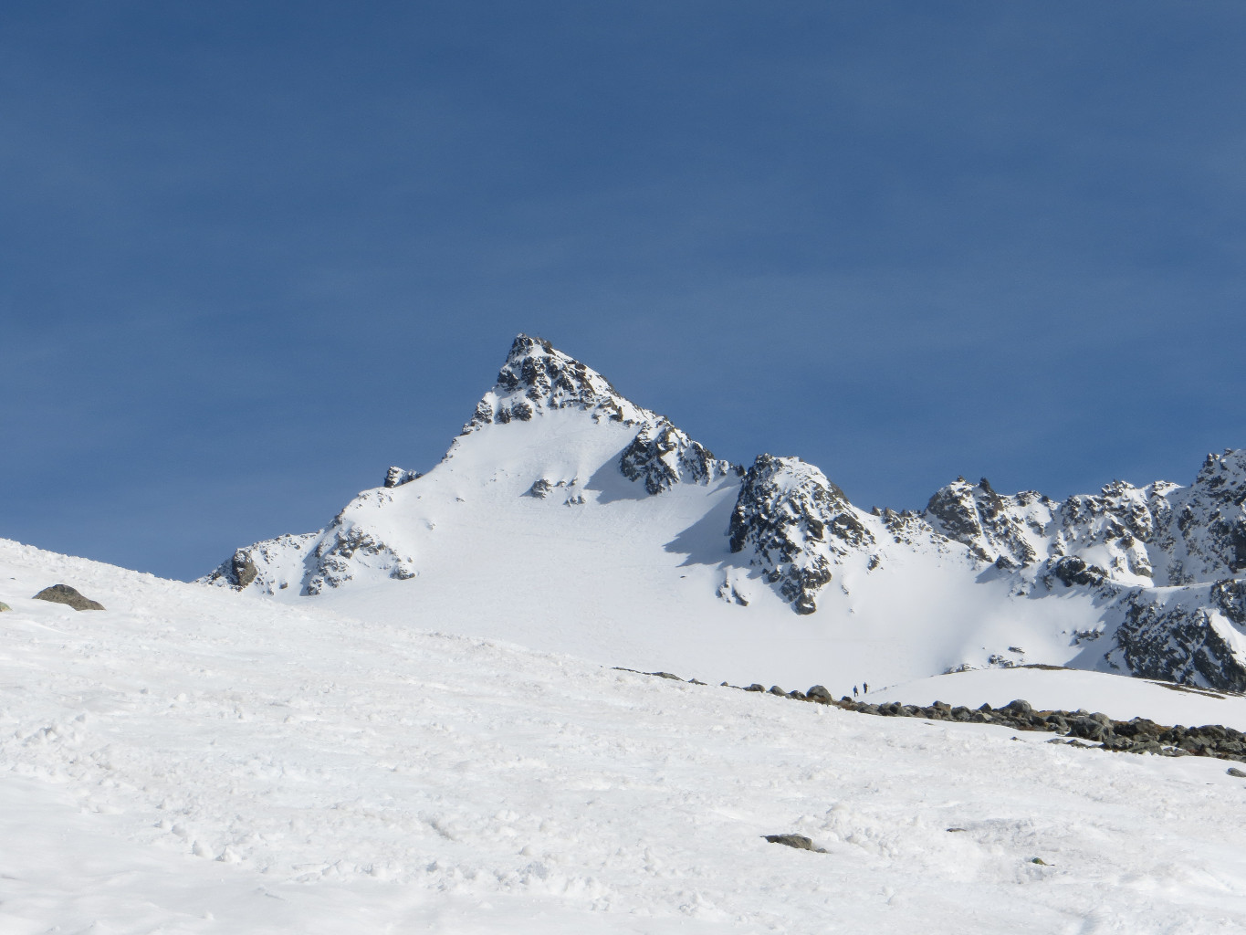 Dreiländerspitz NW face