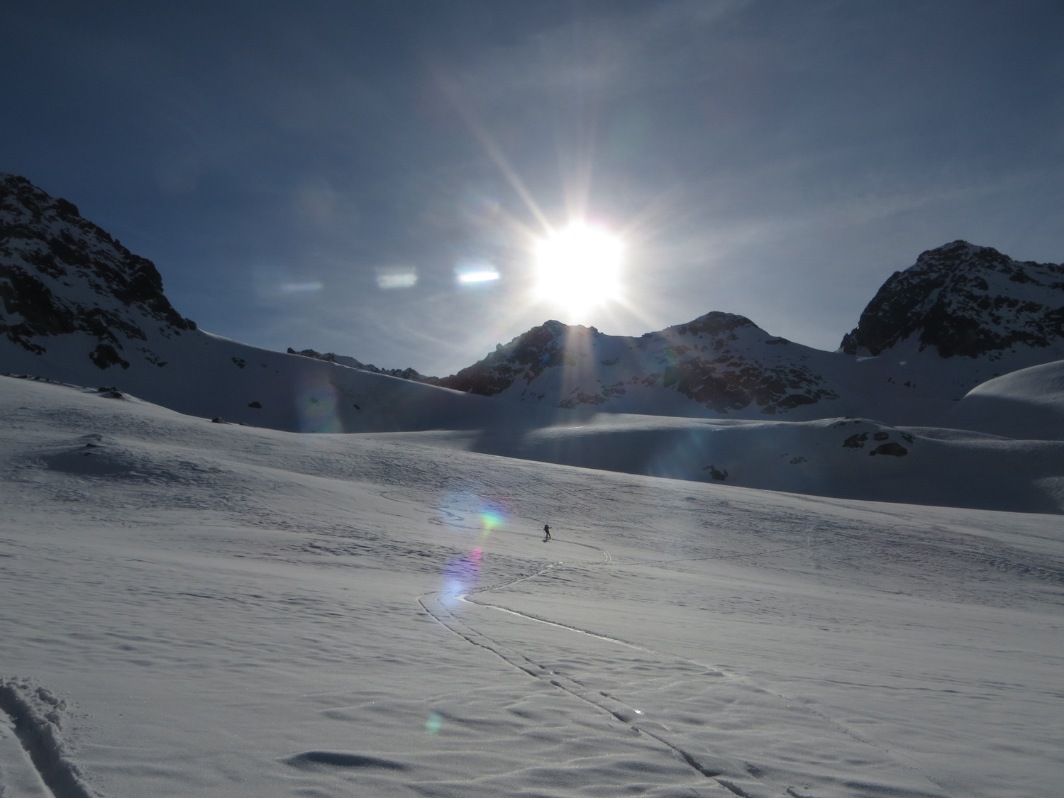 Descent on the Jamtalferner