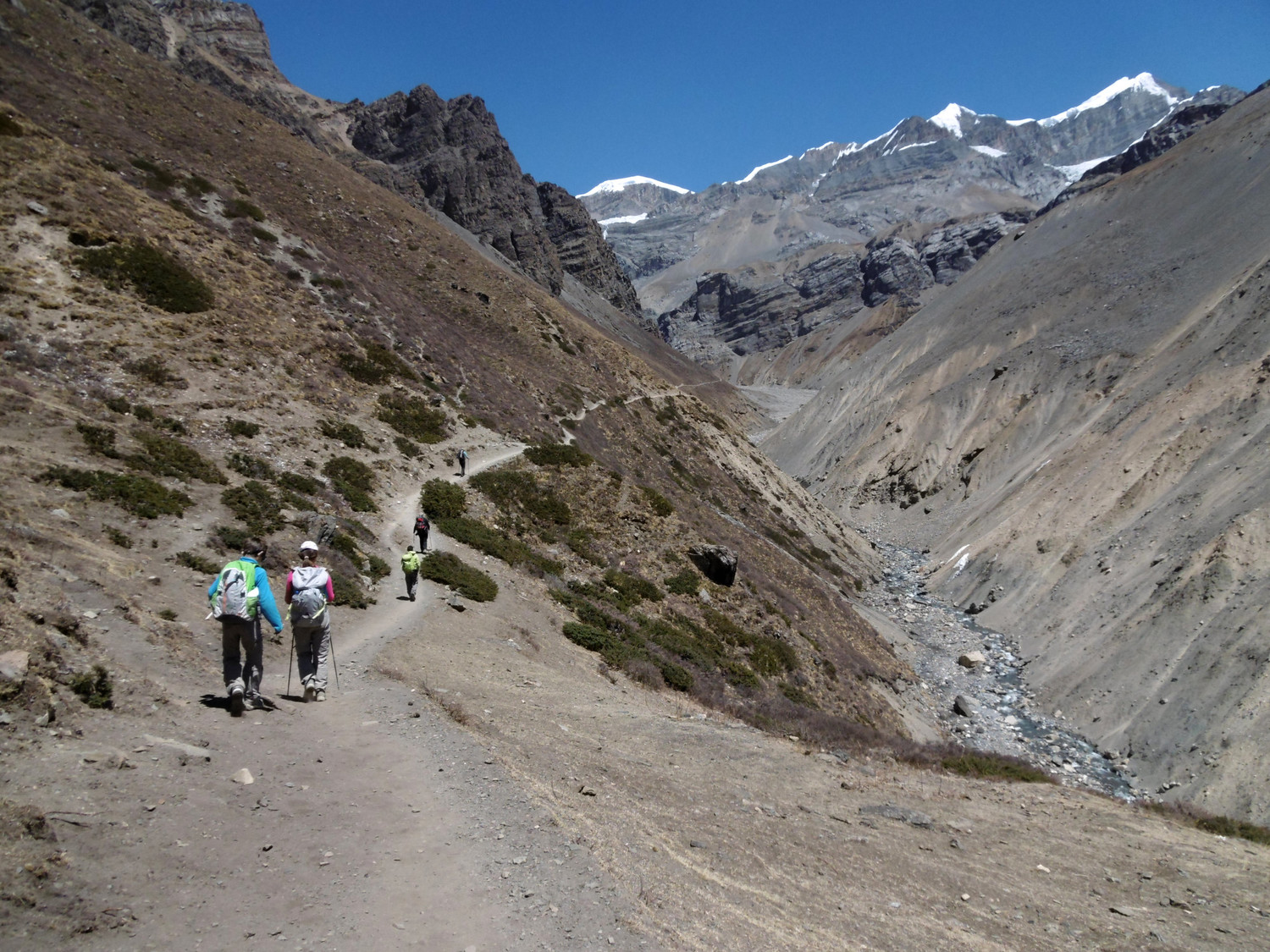 Entre Yak Kharka et Thorong Phedi