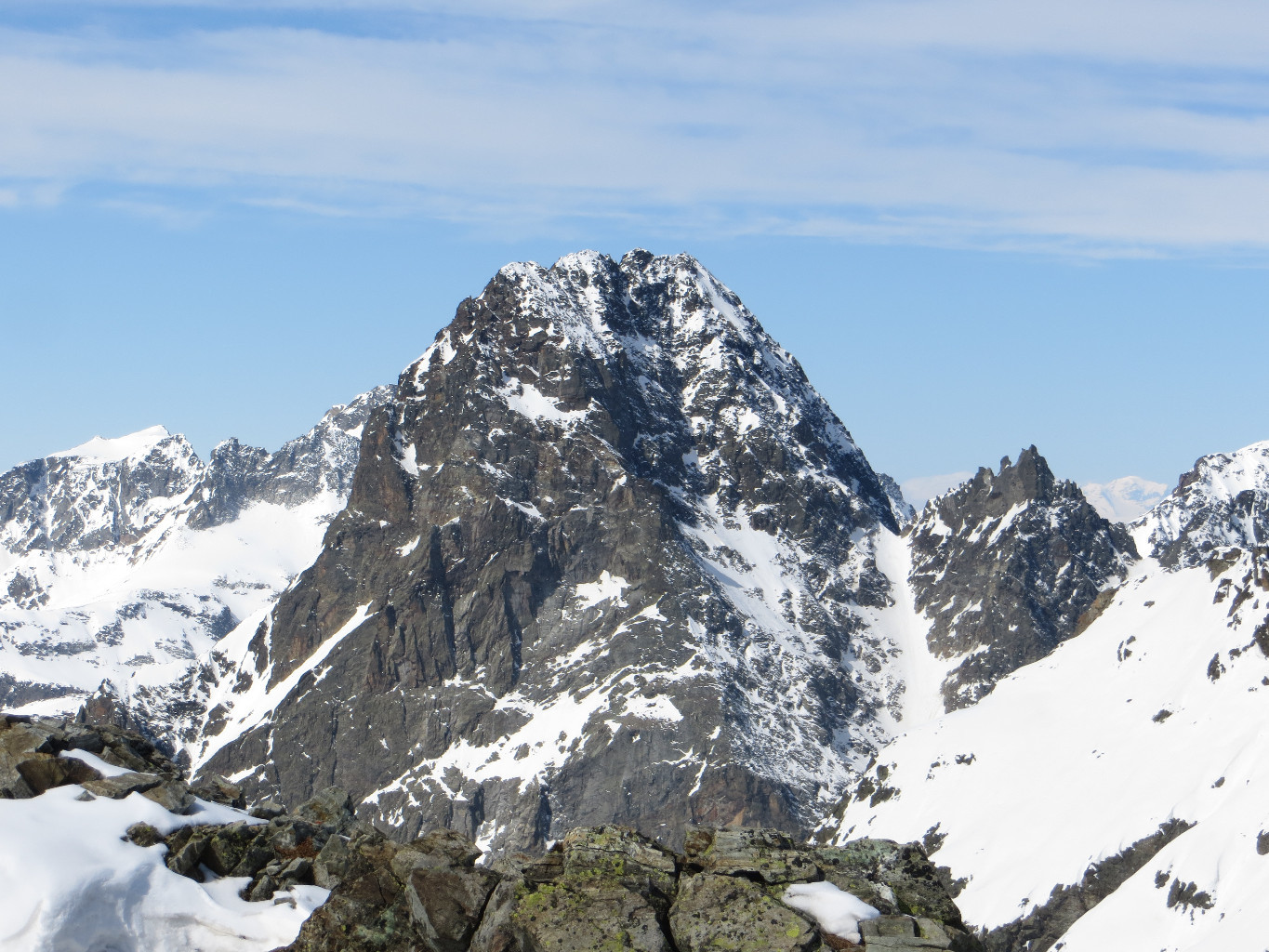 Piz Buin, SE face