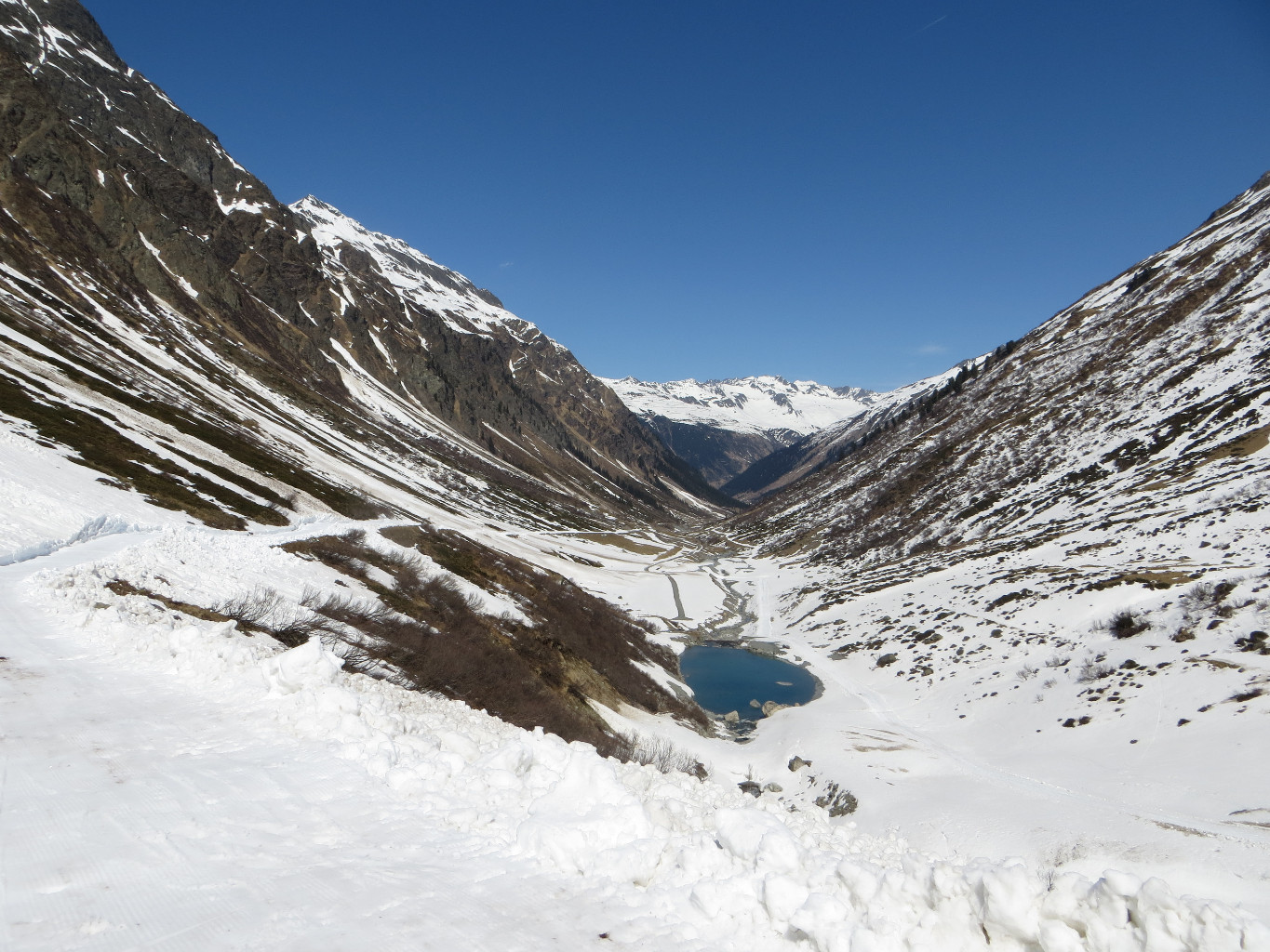 end of the snow...