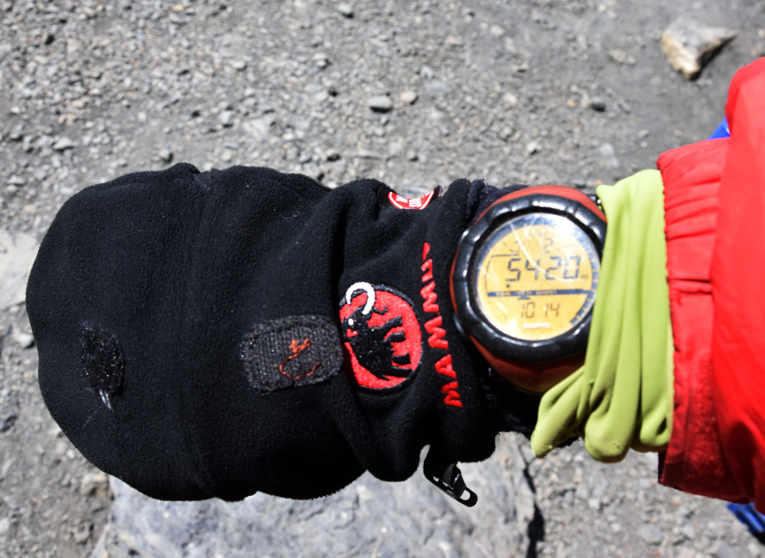 Pas mal, la vieille Suunto