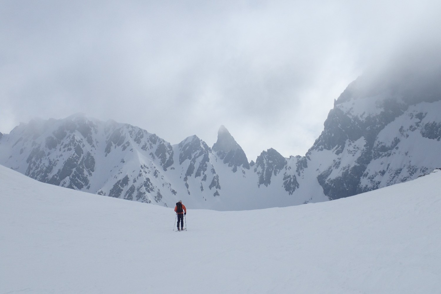 Col de Freydane entre deux nuages