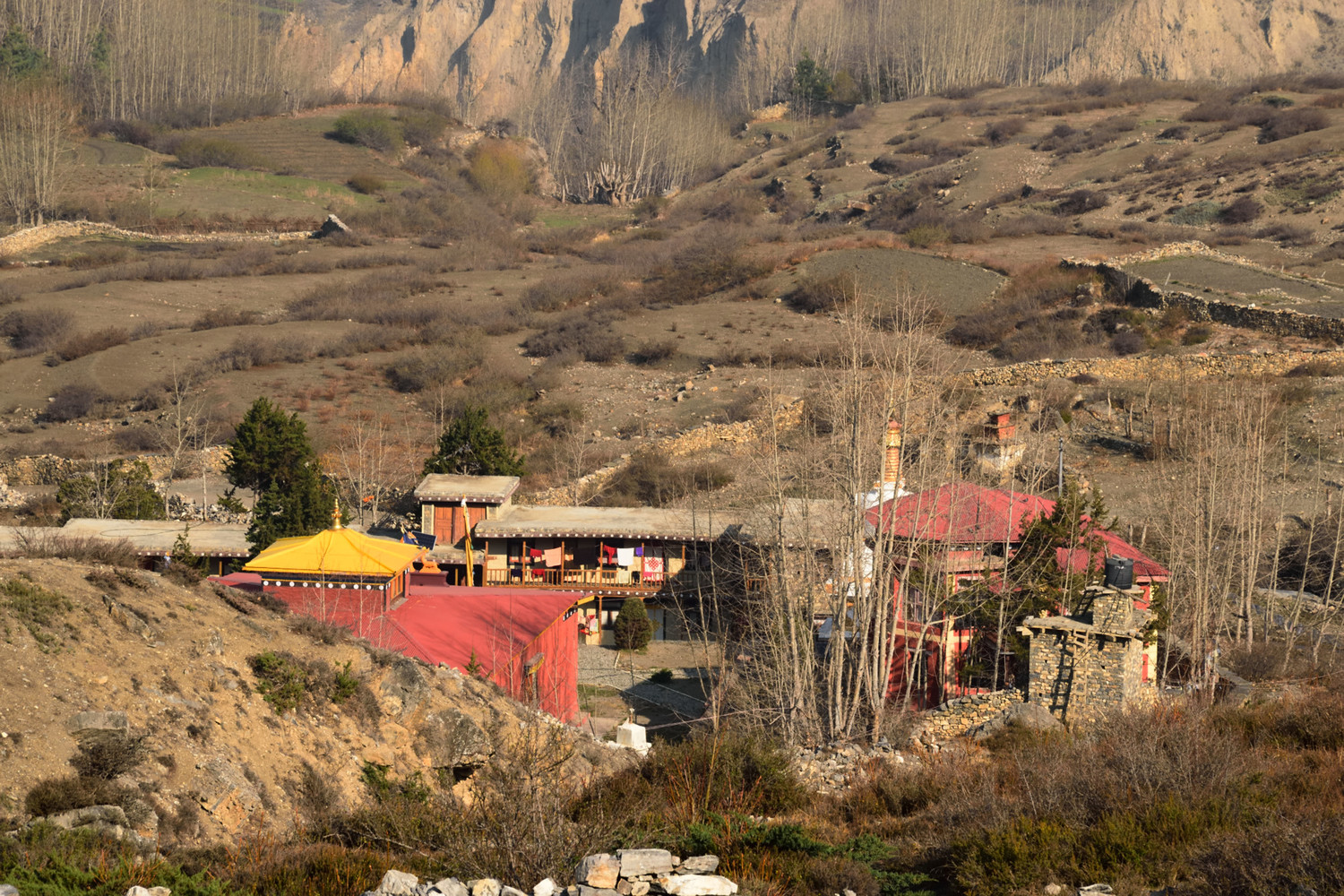 Entre Muktinath et Kagbeni