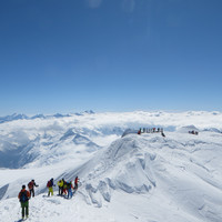 Ski depot from Summit and ridge