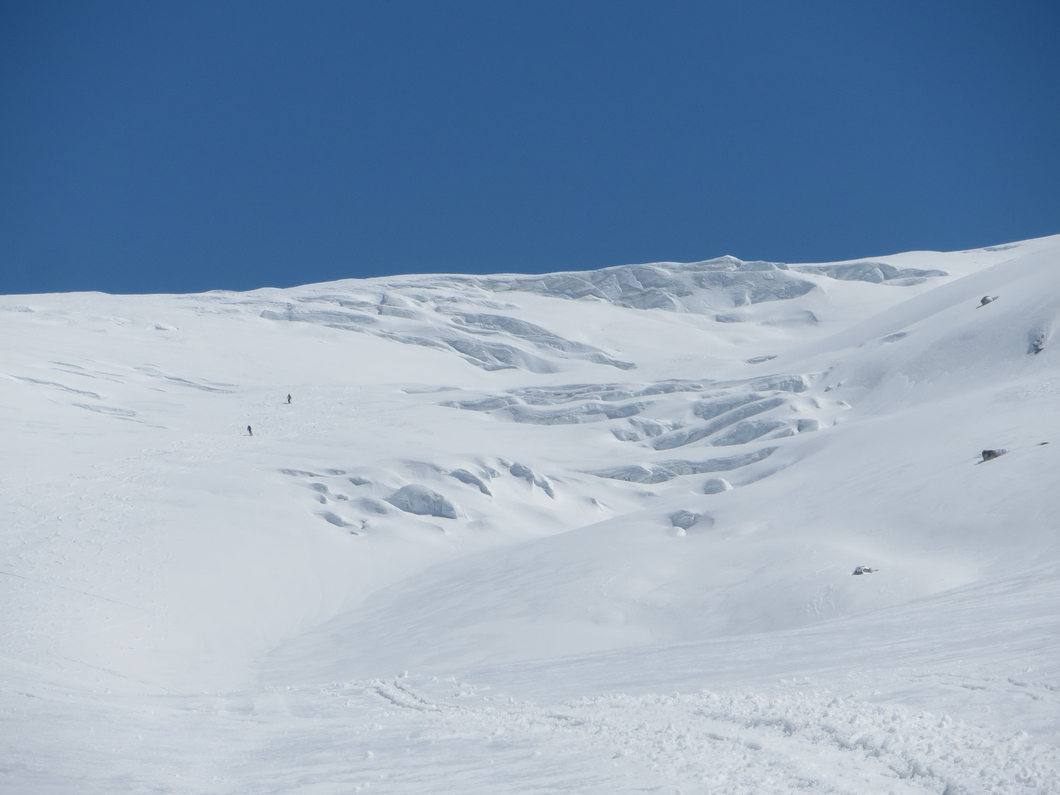 Crevasses around 2700m